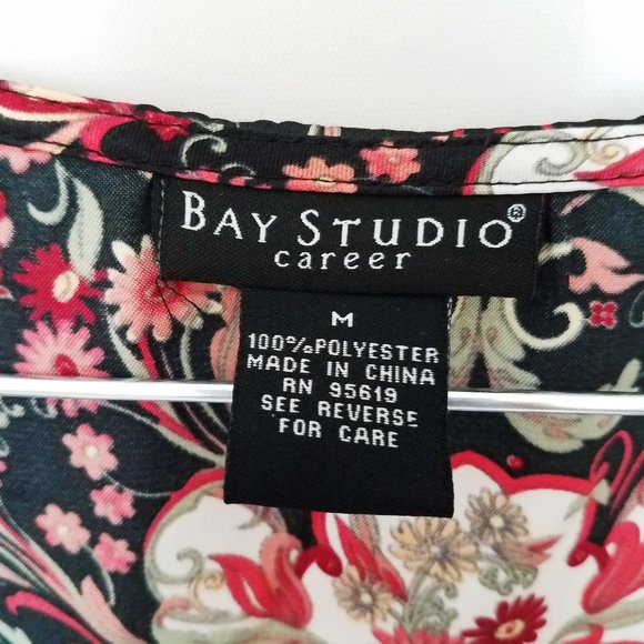 Bay Studio Quarter Sleeve Elastic Floral Top - Picture 4 of 8